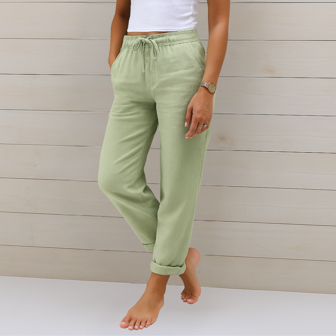 Lora | Premium breathable linen stretch pants