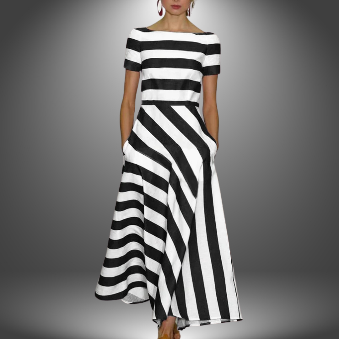 Megan - Light & Flowy Striped Dress