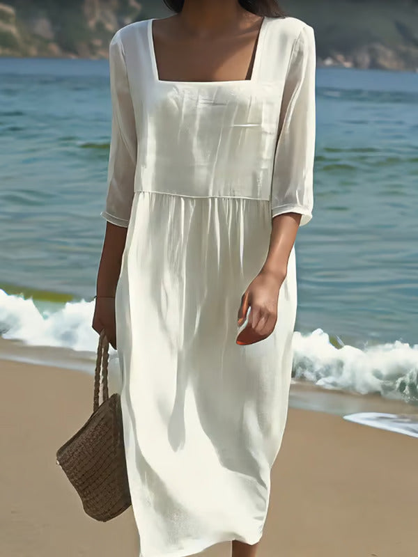 Lunelle β Casual Linen Dress