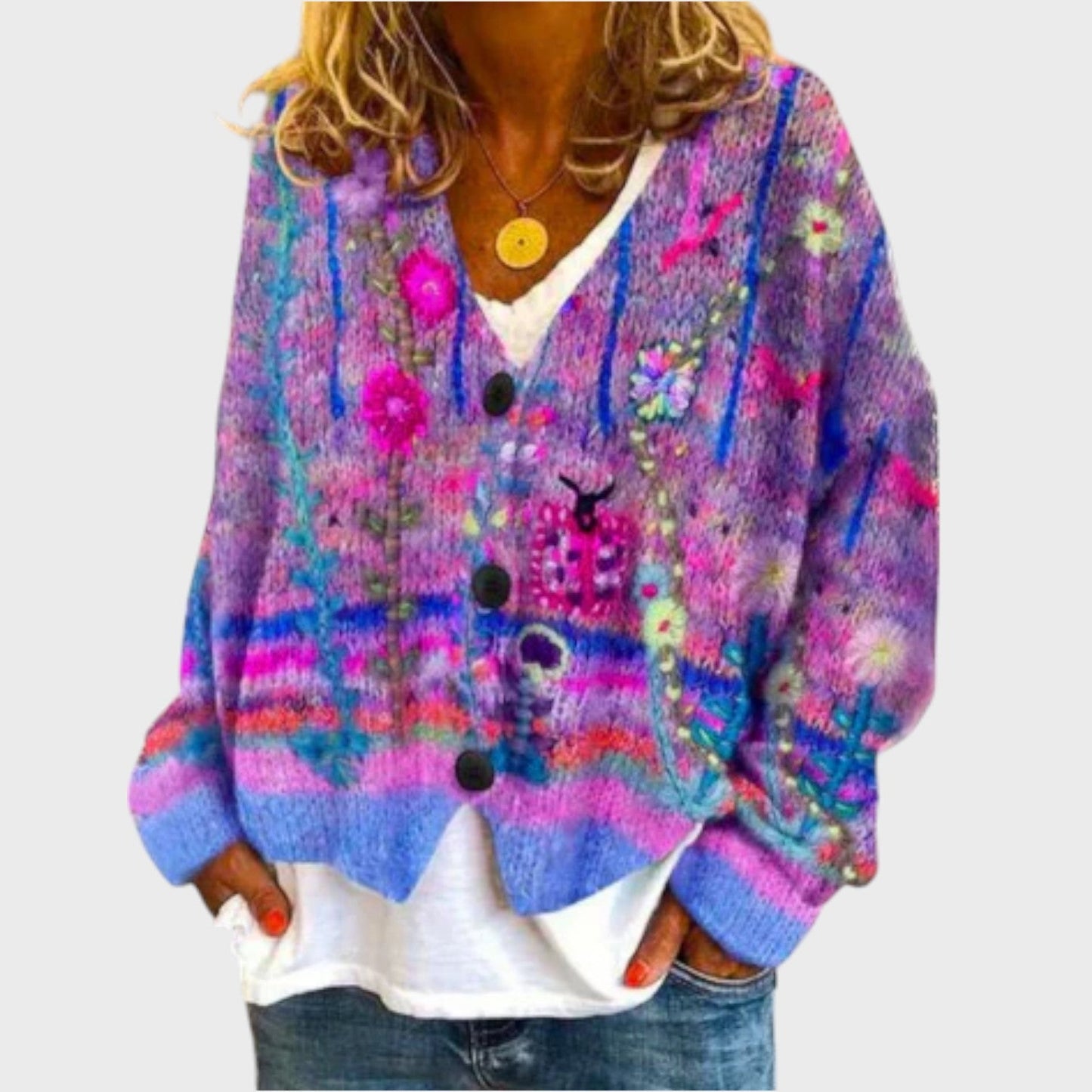 Evie™ | Bloom Knit Cardigan