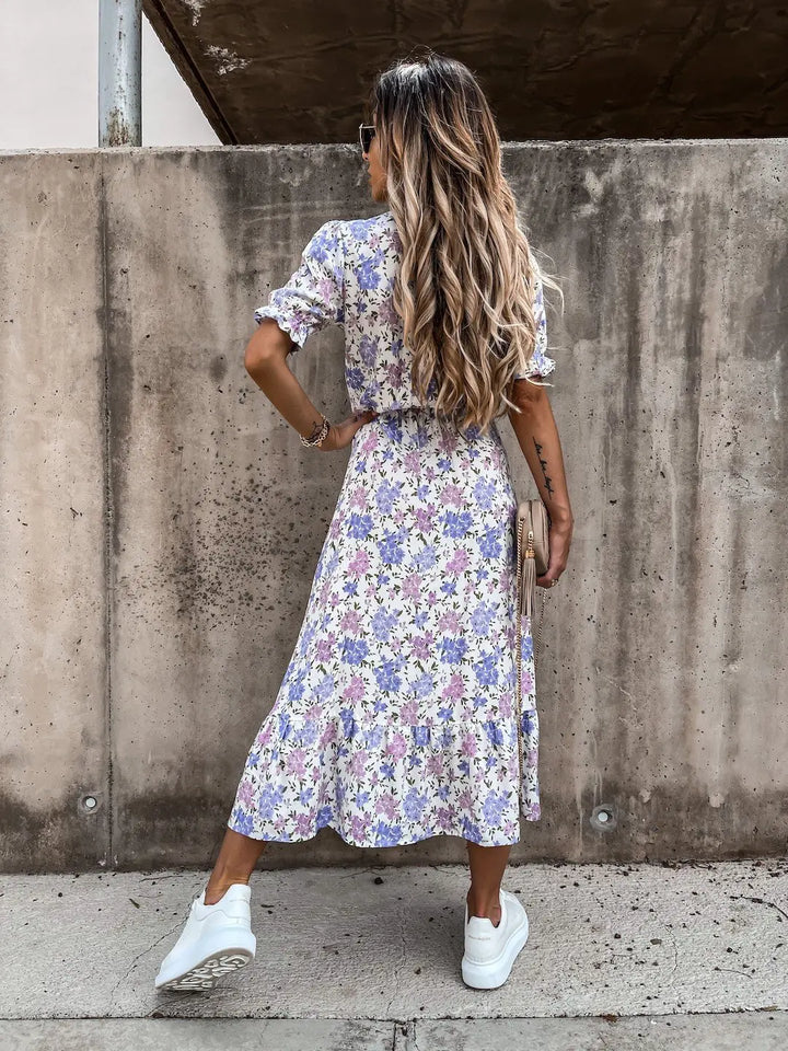Aliana - Elegant Floral Dress