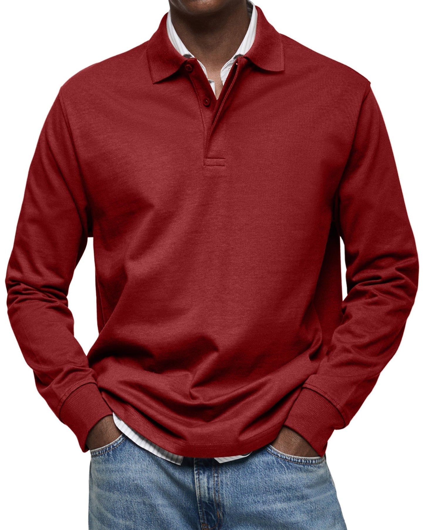 Maleko | Casual Long Sleeve Polo