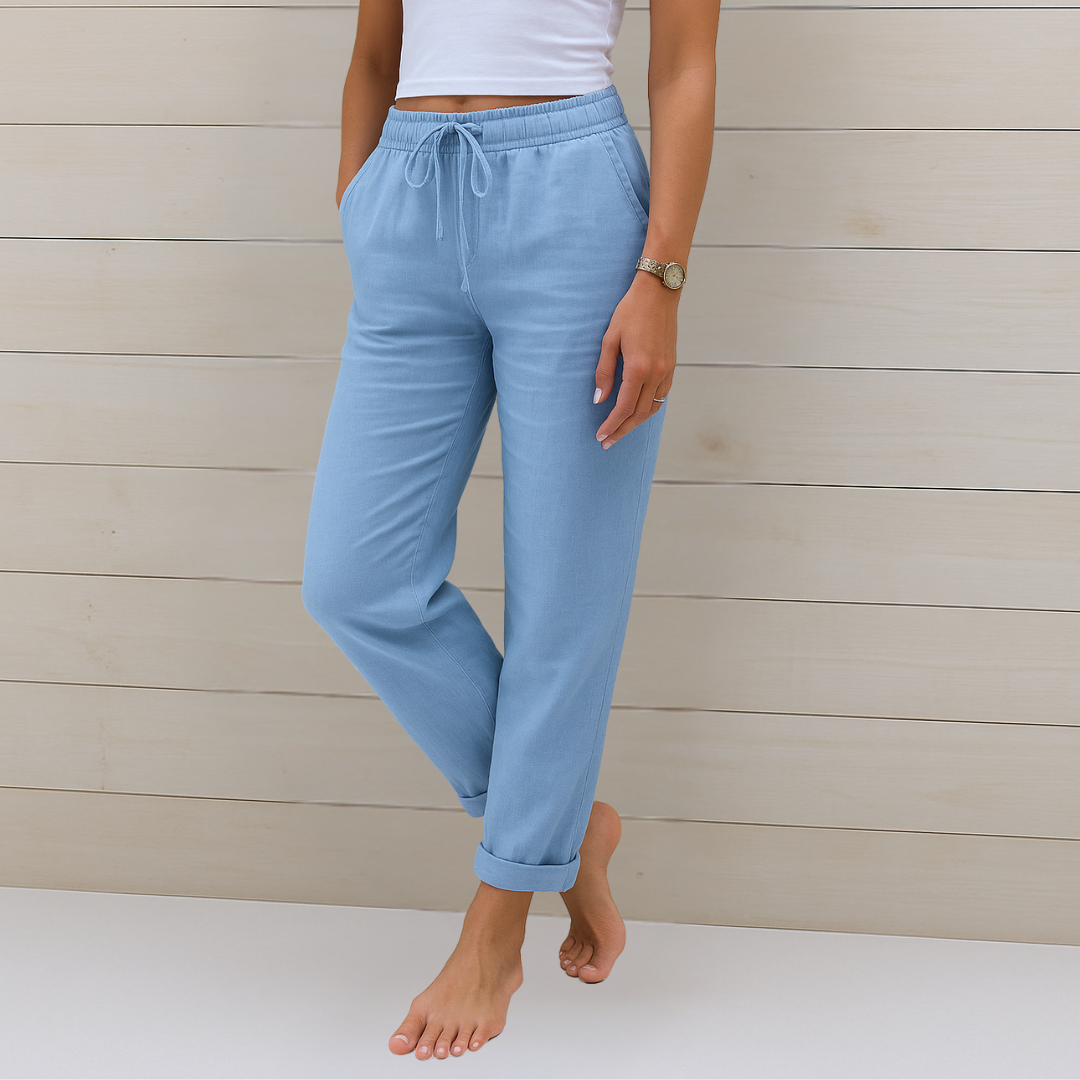 Lora | Premium breathable linen stretch pants