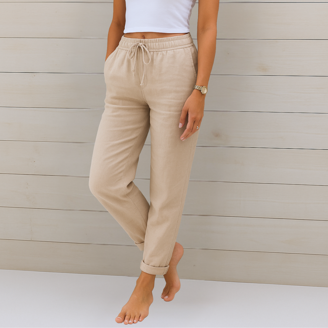 Lora | Premium breathable linen stretch pants