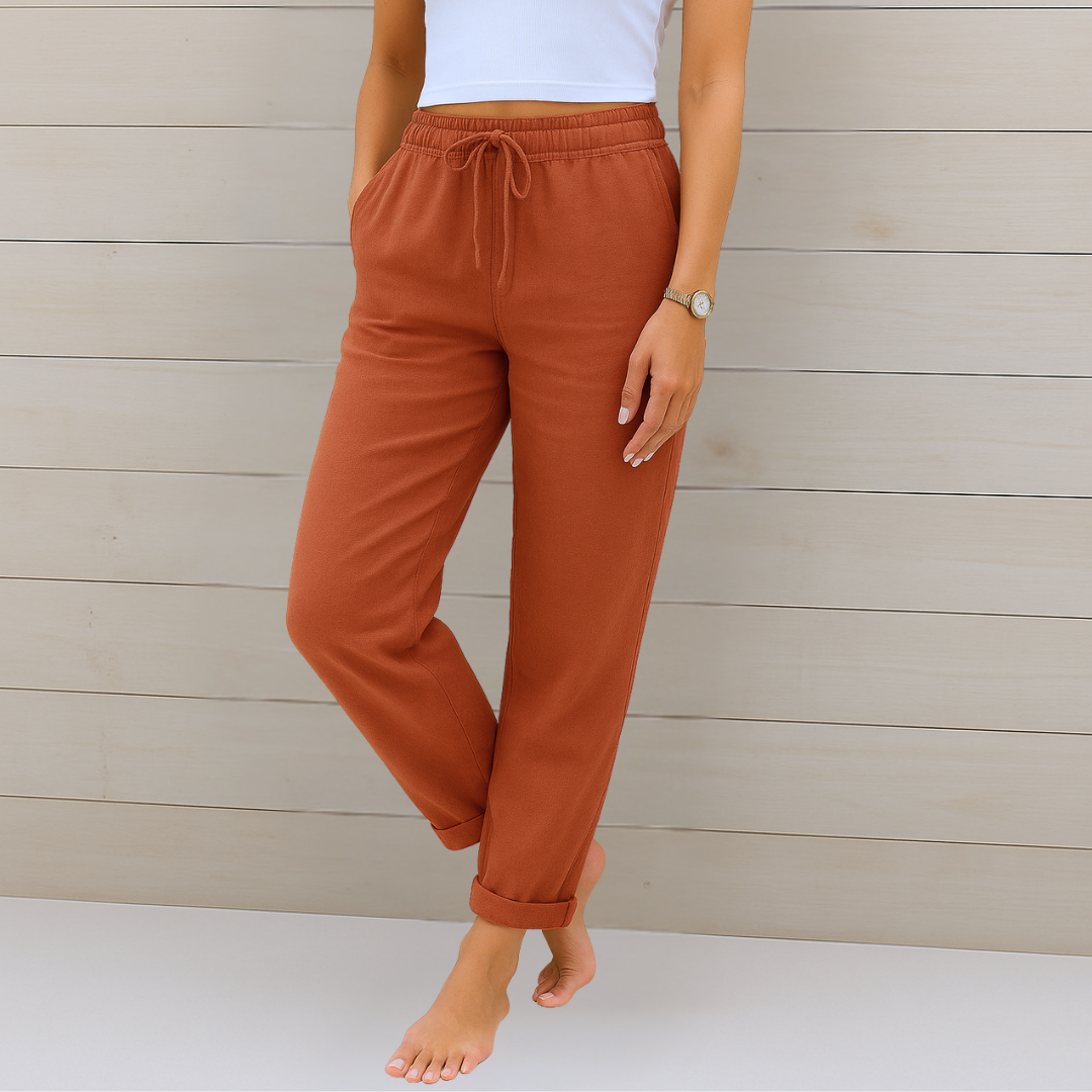 Lora | Premium breathable linen stretch pants