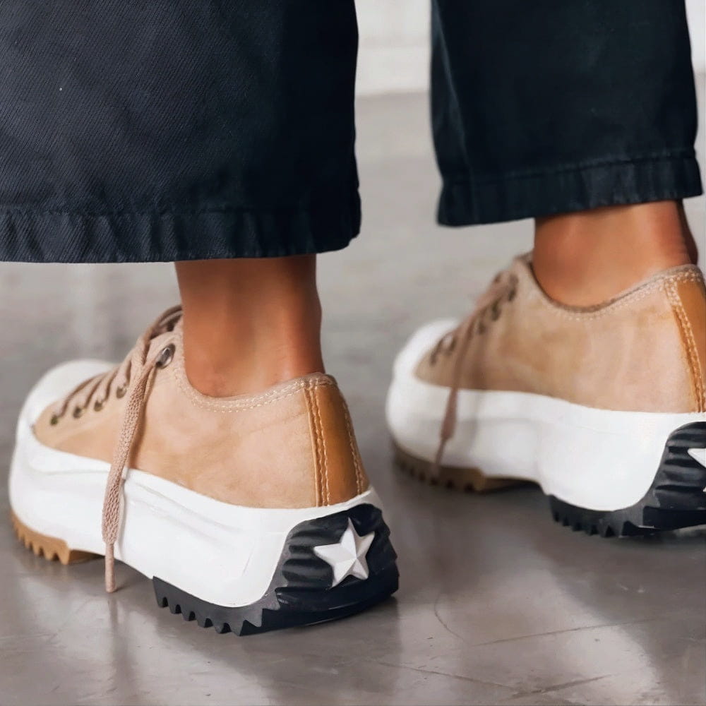 Elisa™ - Leather Platform Sneakers