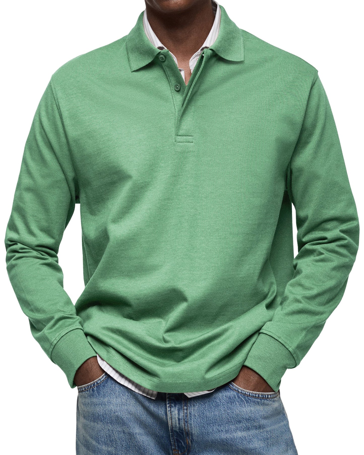 Maleko | Casual Long Sleeve Polo