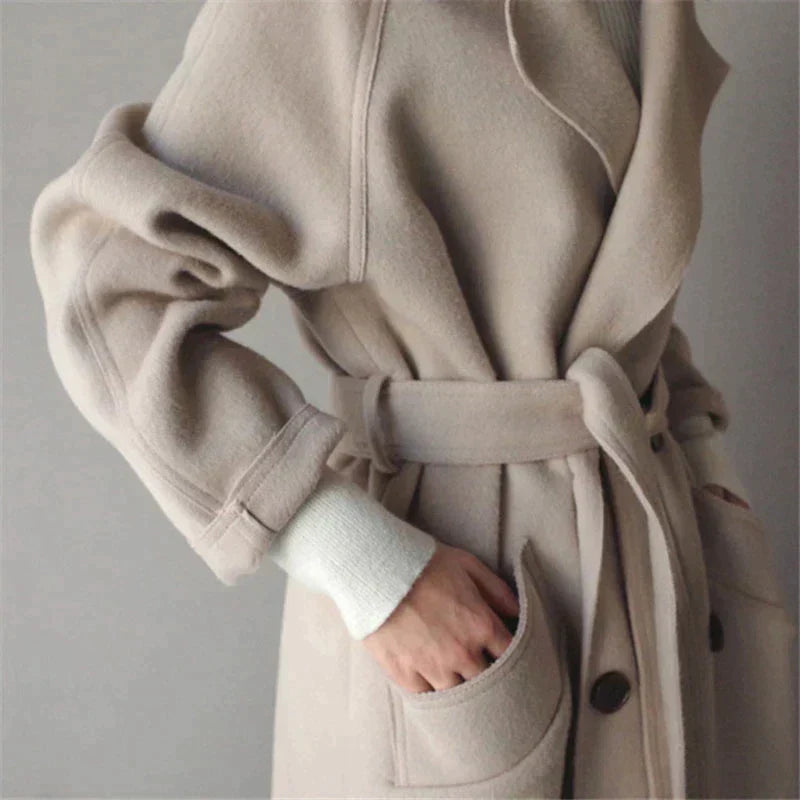 Elowen - Long Wool Coat