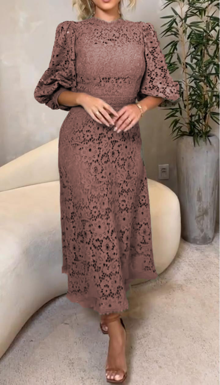 LunaBloom™ - Lace Lantern Dress