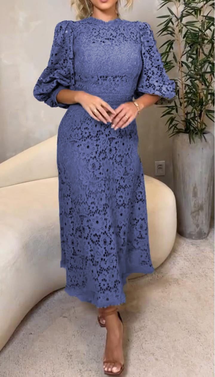 LunaBloom™ - Lace Lantern Dress