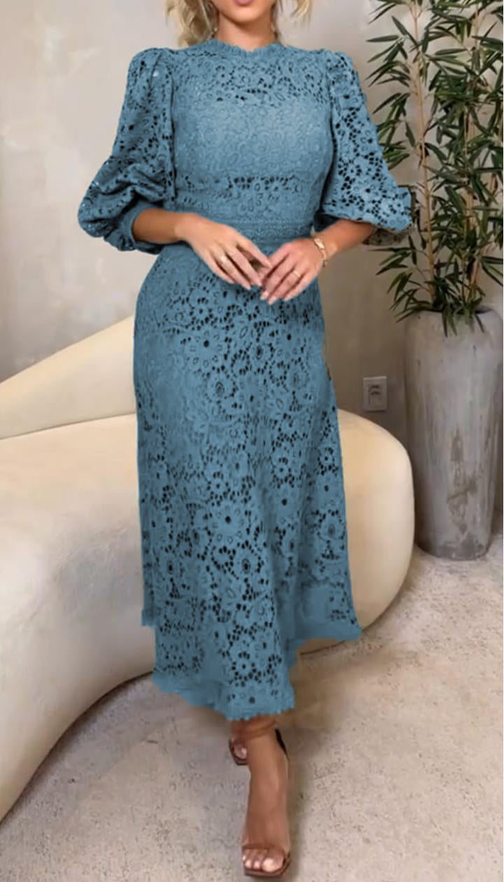 LunaBloom™ - Lace Lantern Dress