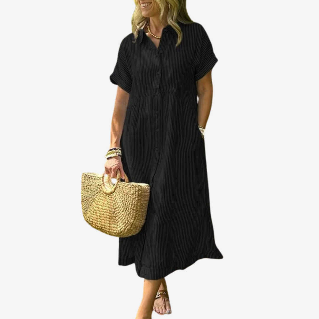 Claetta™ - Striped dress