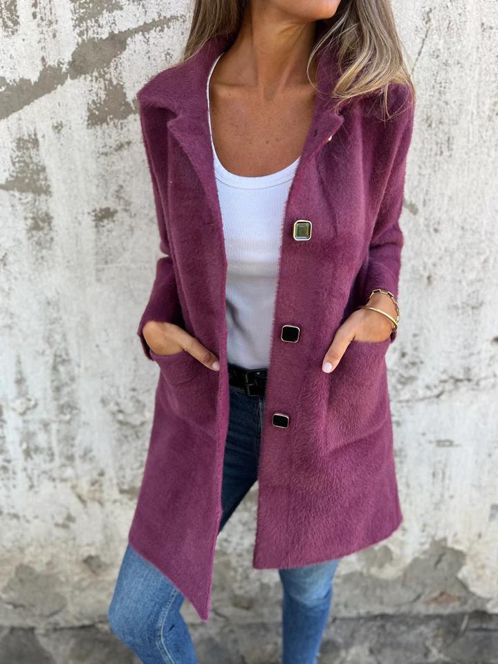 Angelika™ | Buttoned Wool Jacket