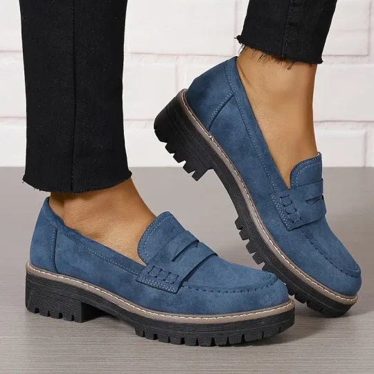 Fleur™ | Timeless Suede Loafers
