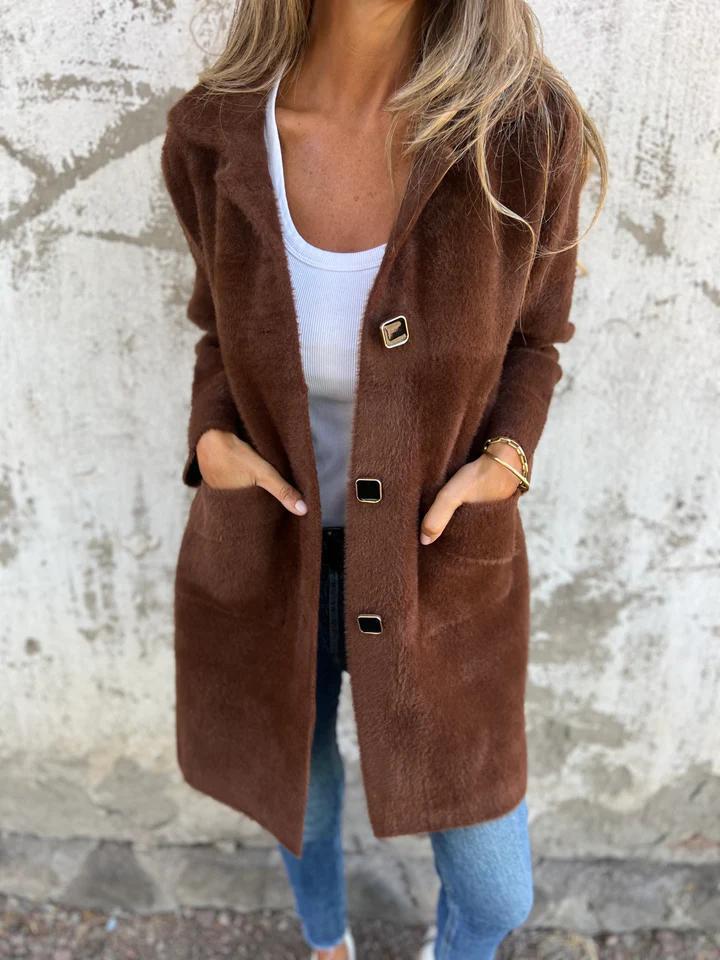 Angelika™ | Buttoned Wool Jacket