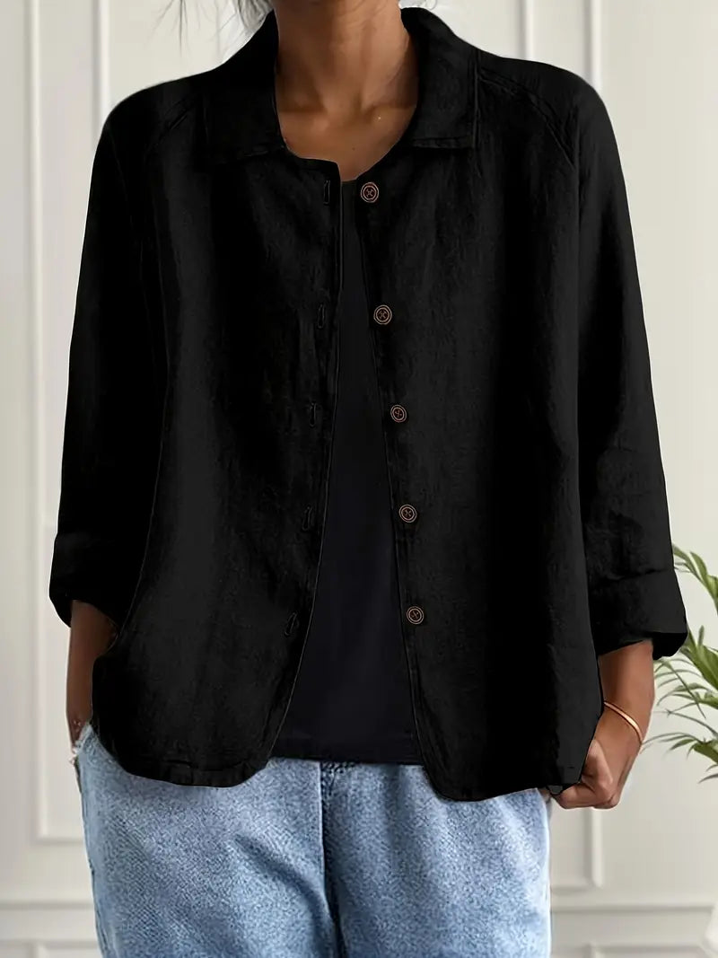 Marilla – Light shirt jacket in a linen blend