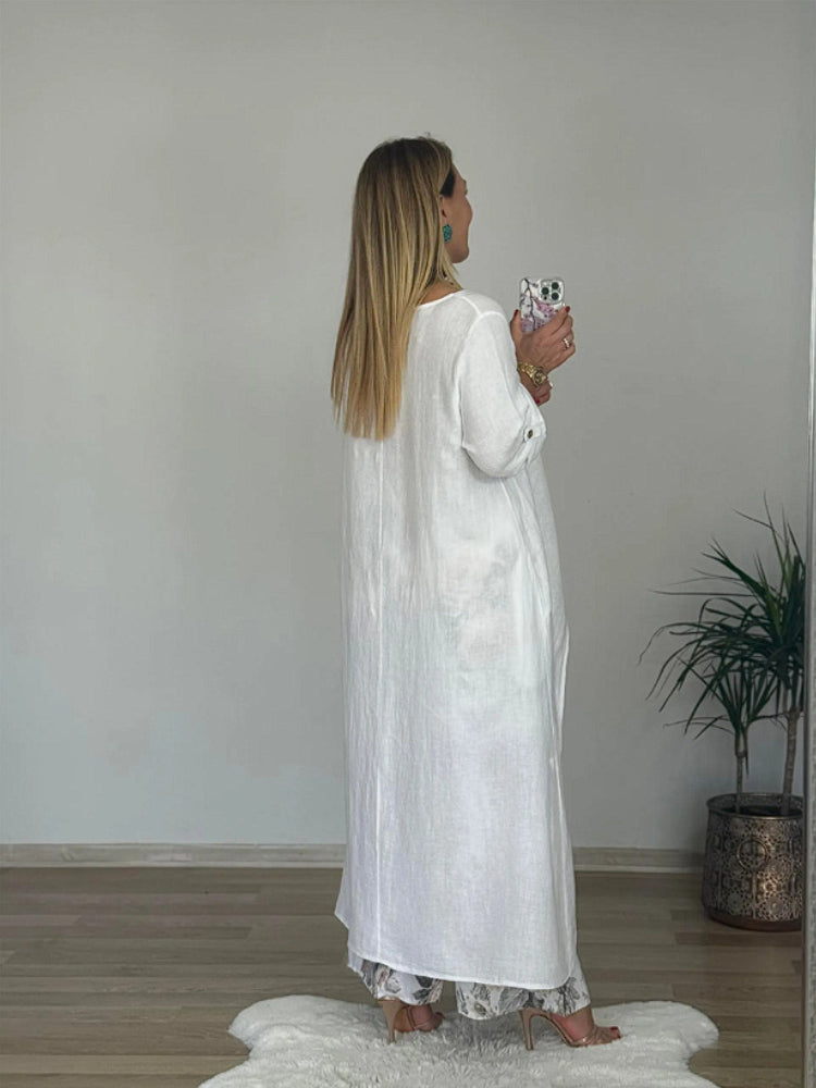 Chara™ | Long-sleeved Top And Printed Pants