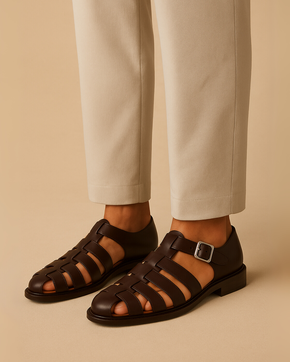 Grazie - Closed sandal with strap