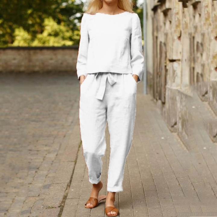 Valentina – Cozy 2 pieces Set with tummy covering blouse