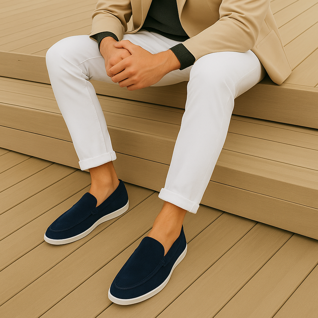 Gairo - Elegante suède loafers