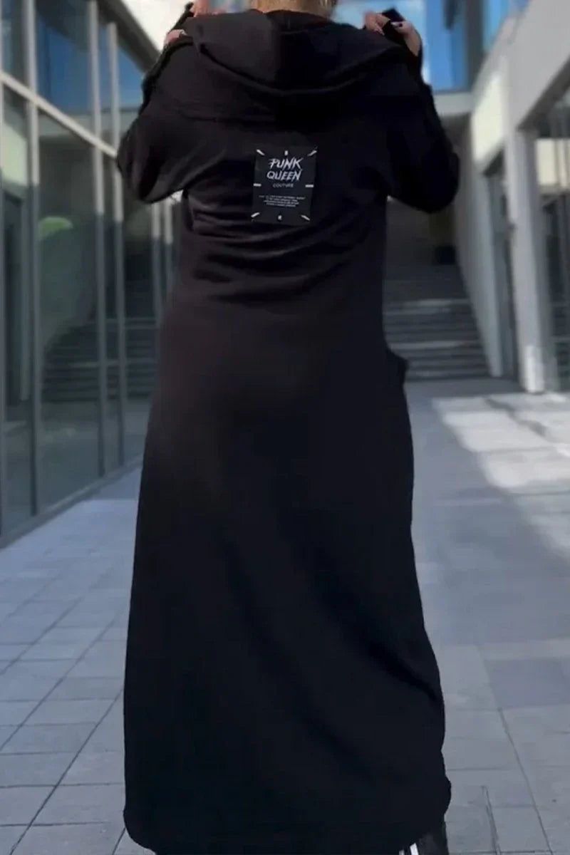 Marie | Long zip-up hoodie made of lightweight, breathable fabrics