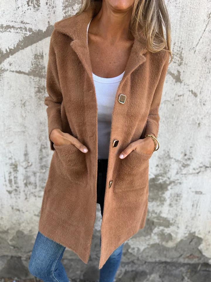 Angelika™ | Buttoned Wool Jacket