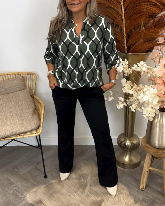 Noor – Graphic Print Blouse