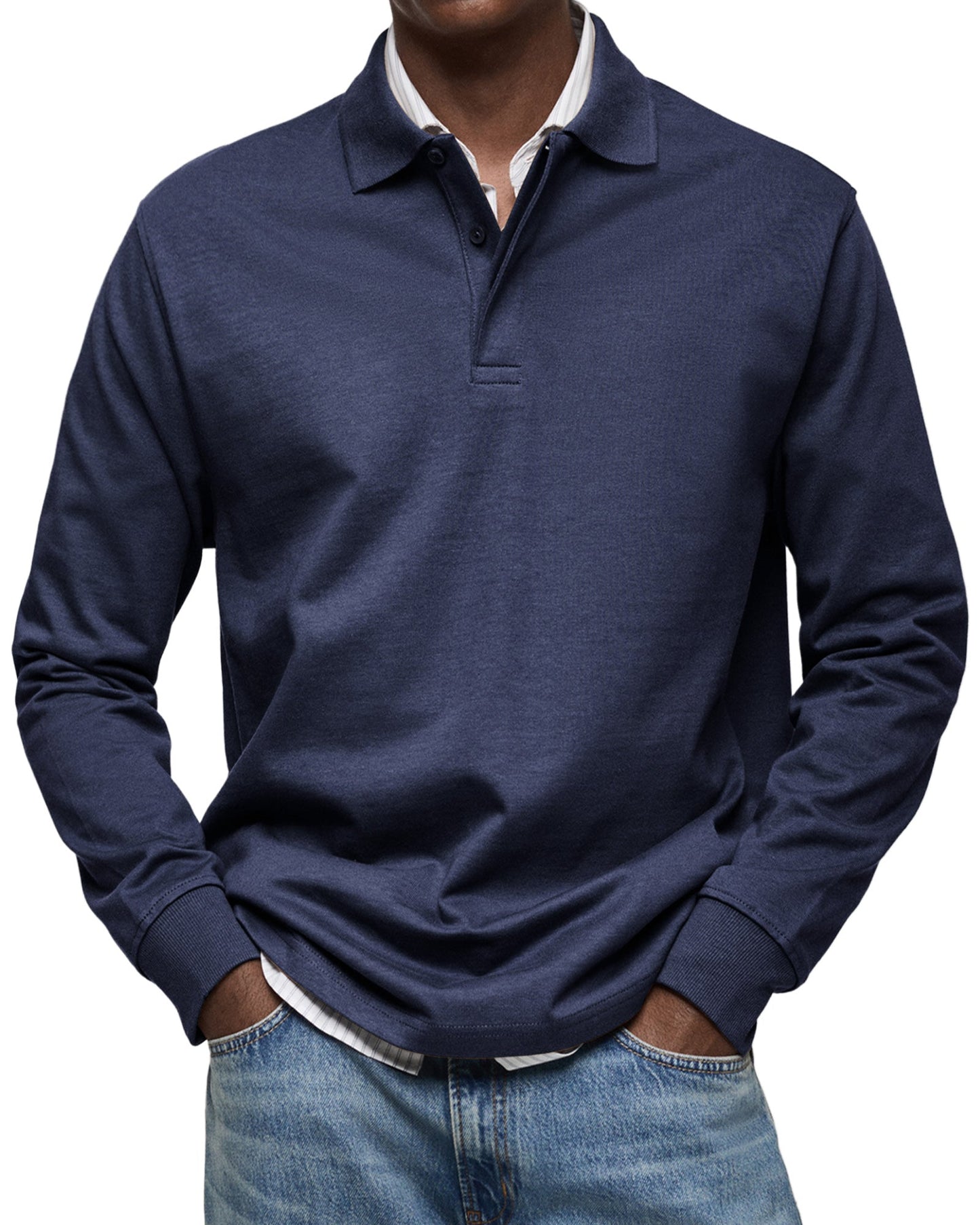 Maleko | Casual Long Sleeve Polo