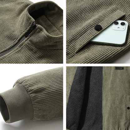 Logan™ | Casual Fleece Zip Jacket