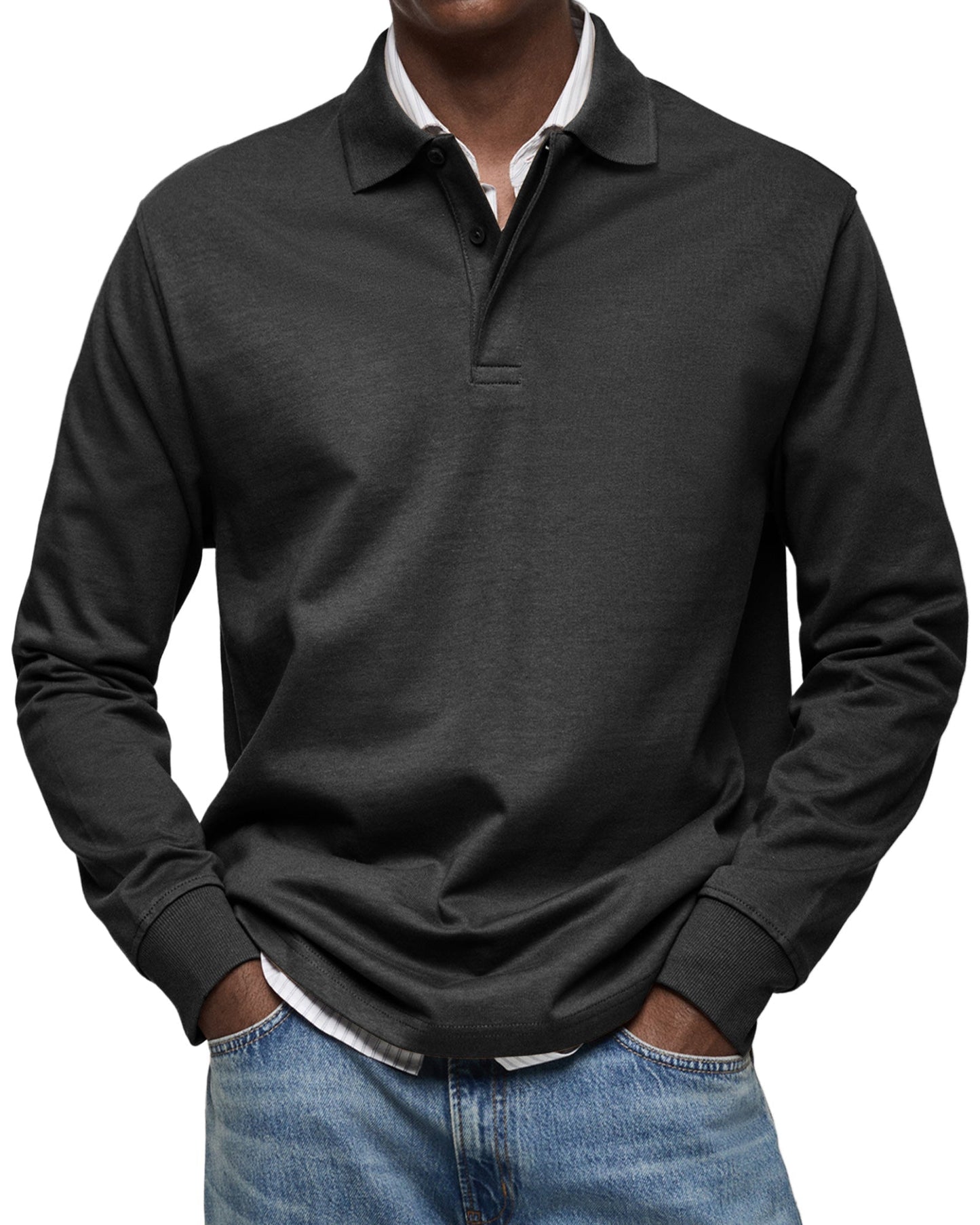 Maleko | Casual Long Sleeve Polo