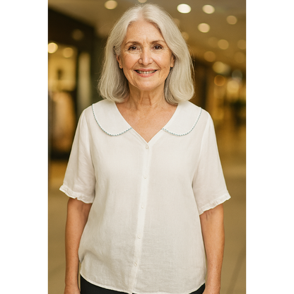 Aurora – Women's Soft Linen Blouse