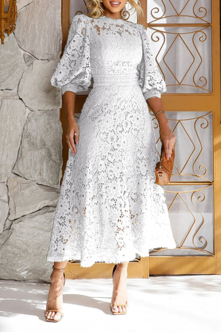 LunaBloom™ - Lace Lantern Dress