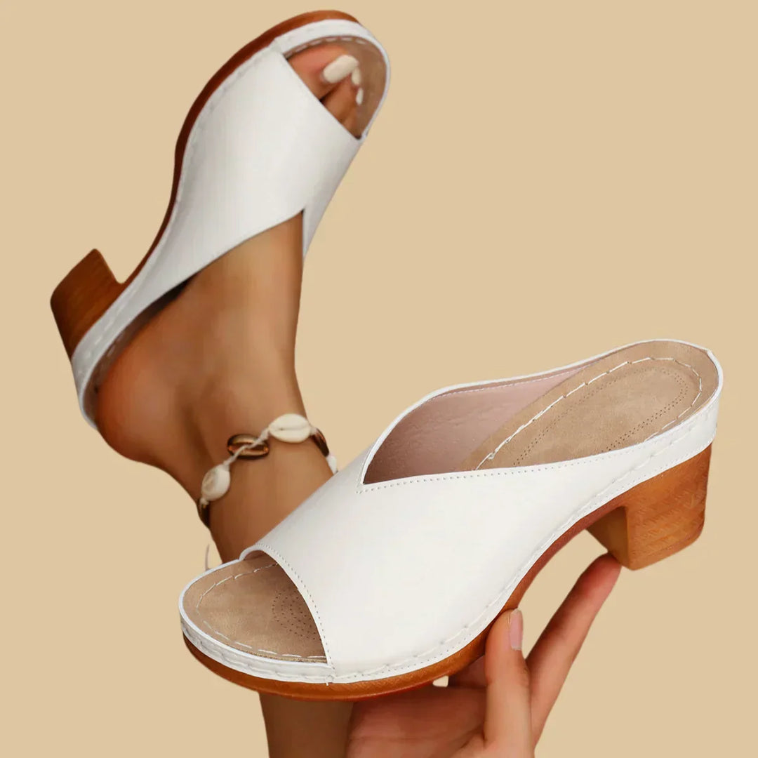 Sharon Orthopedic Thick Heel Sandal