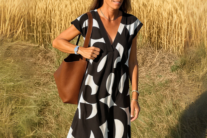 Valerie | Lightweight dress with V-neck