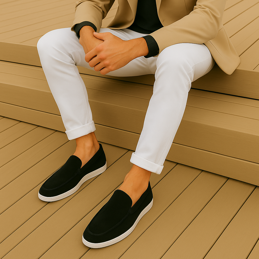 Gairo - Elegante suède loafers