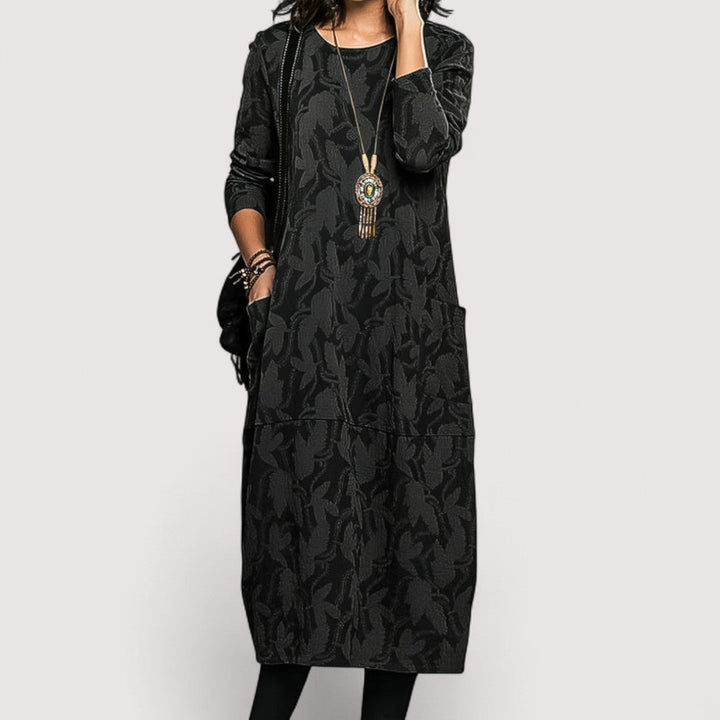 Suzine™ | Warm winter dress with elegant cut