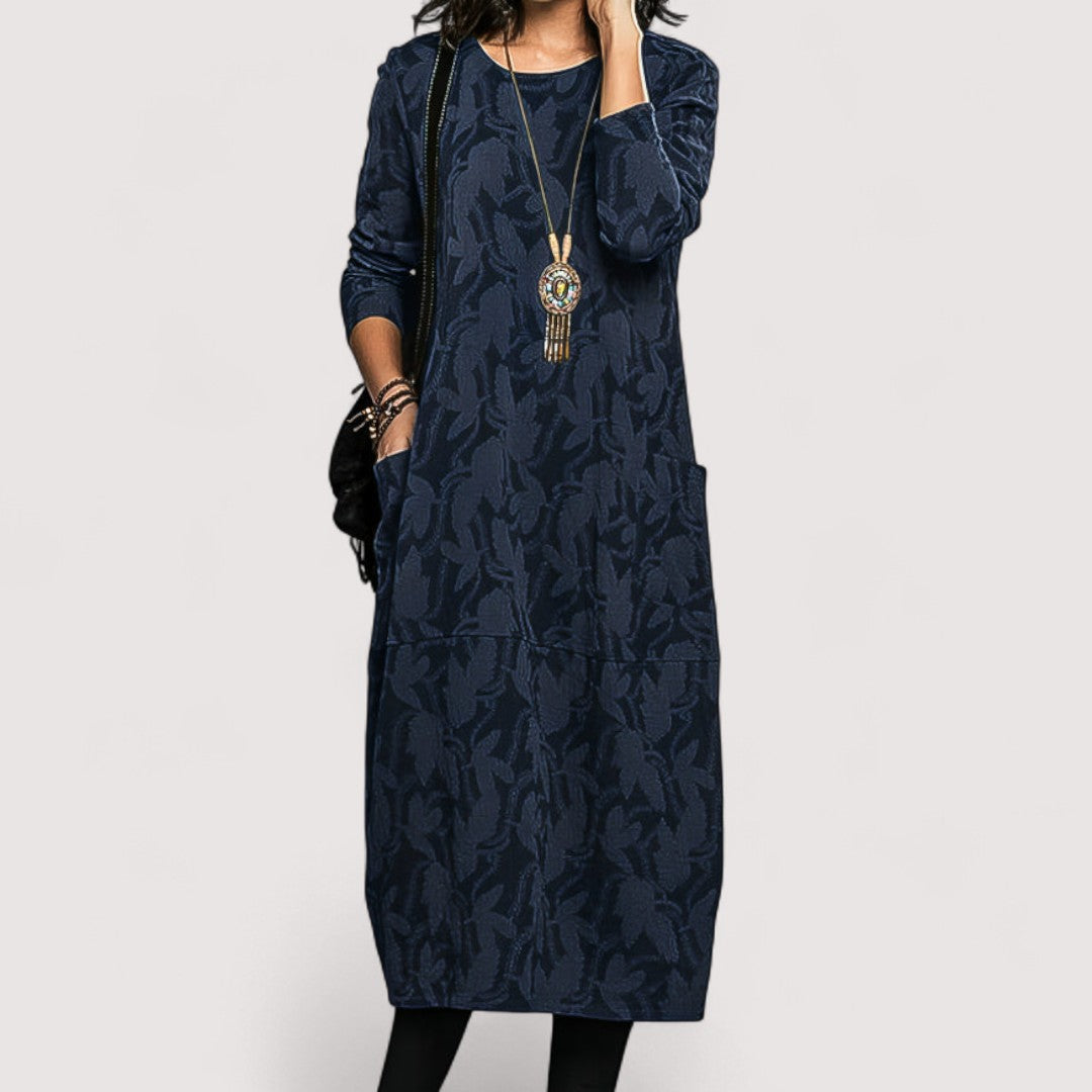 Suzine™ | Warm winter dress with elegant cut