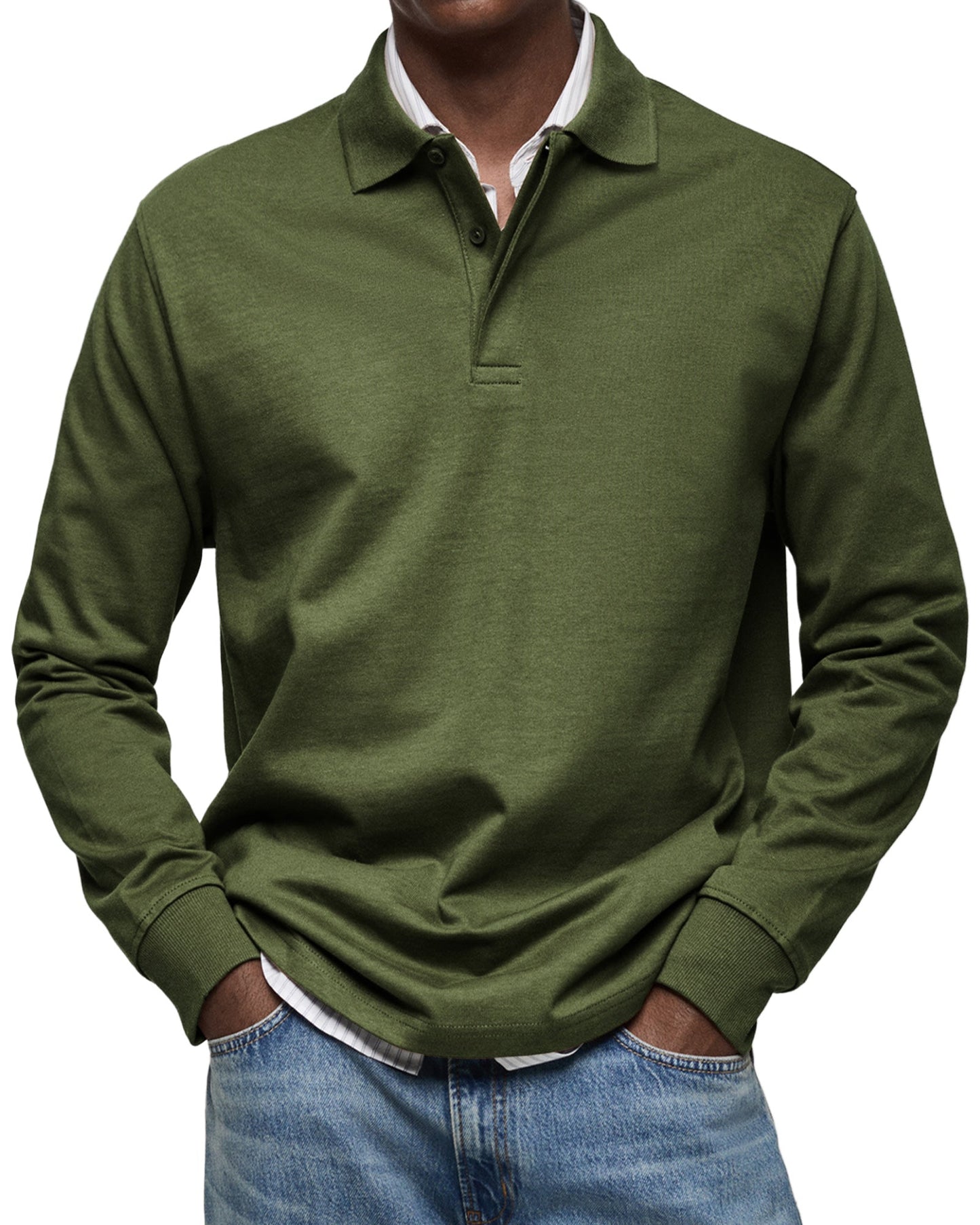 Maleko | Casual Long Sleeve Polo