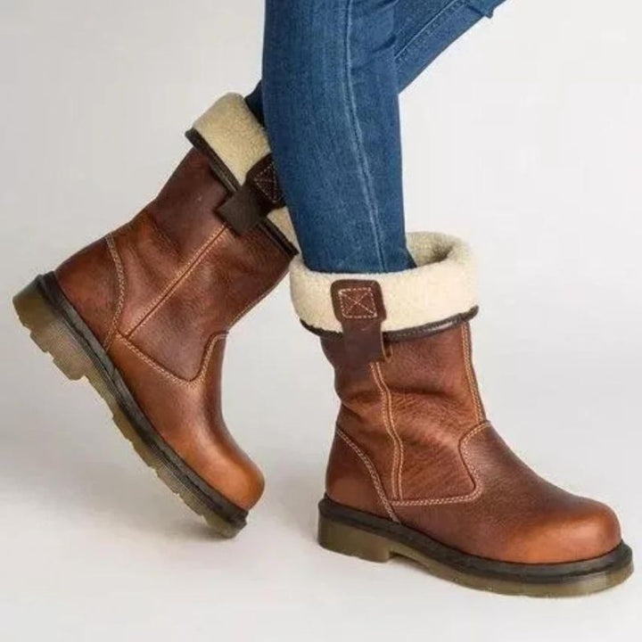 Brunhilde - Leather Winter Boots