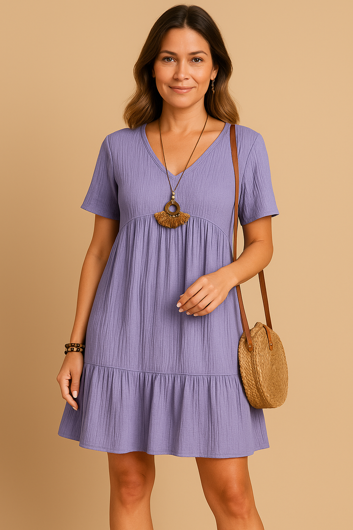 Amira | Elegant Comfort Mini Dress