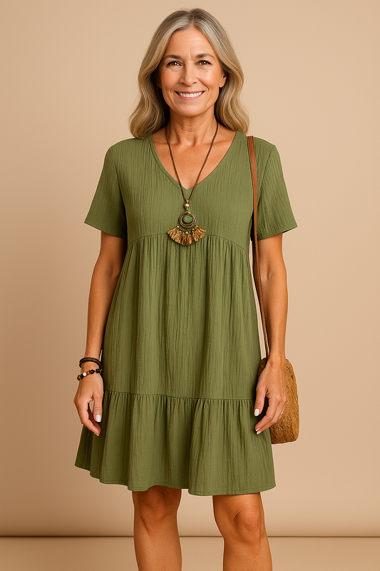 Amira | Elegant Comfort Mini Dress