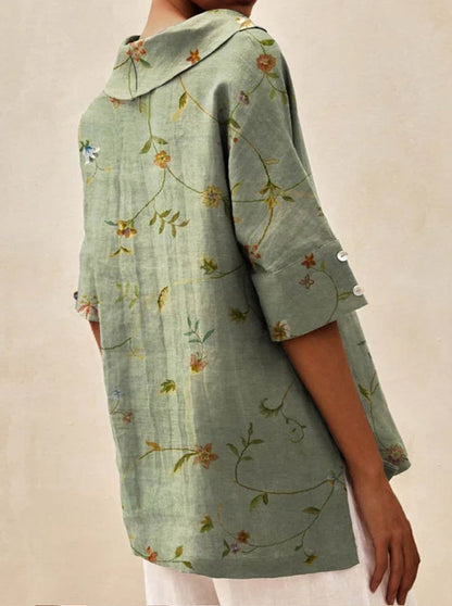 Bettina |  Elegant linen Blouse