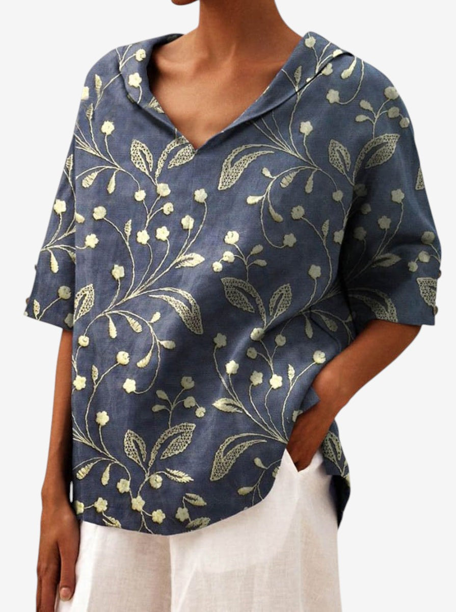 Bettina |  Elegant linen Blouse