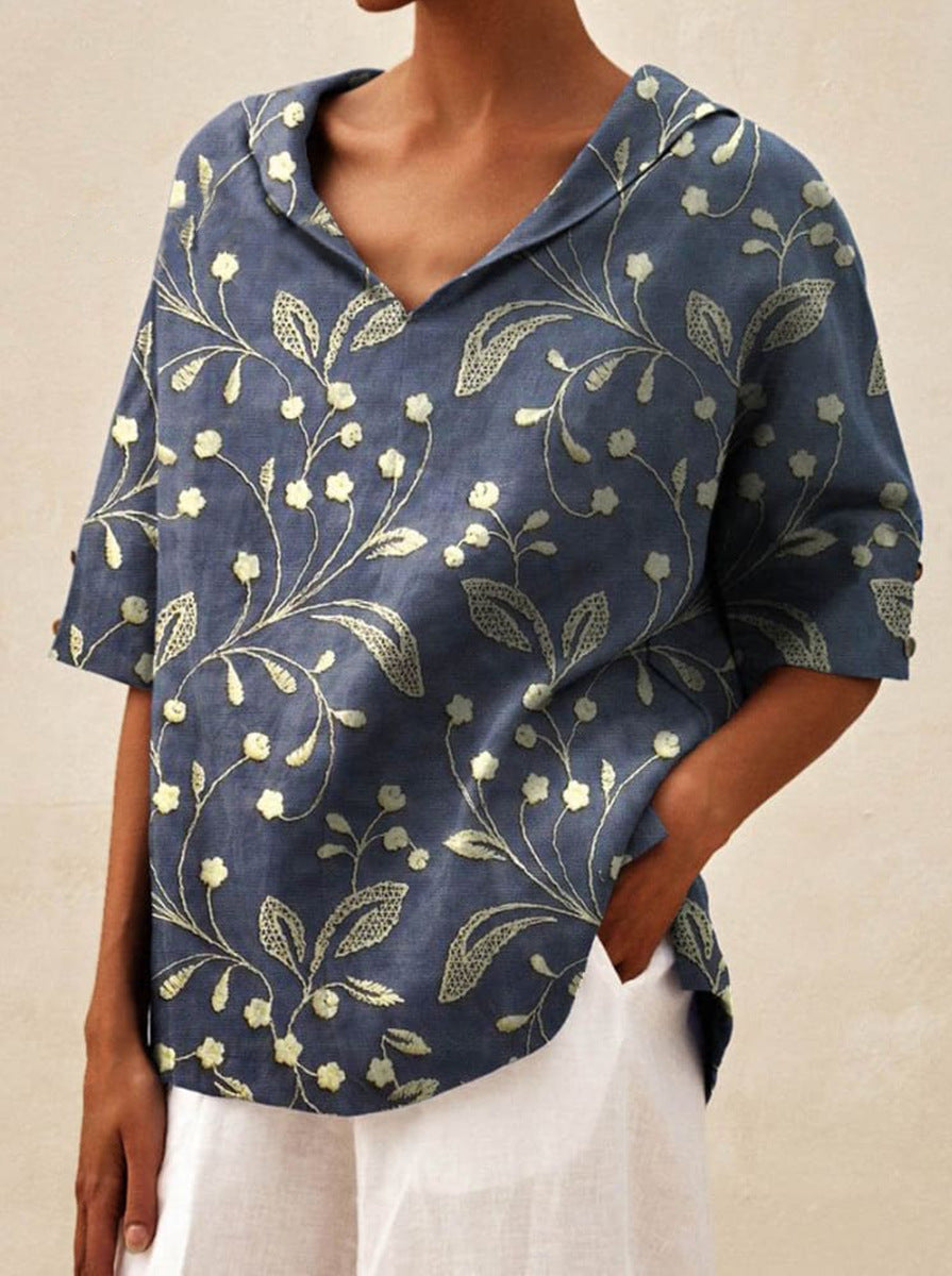 Bettina |  Elegant linen Blouse