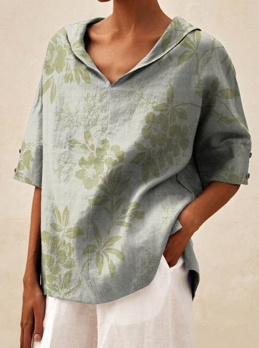 Bettina |  Elegant linen Blouse
