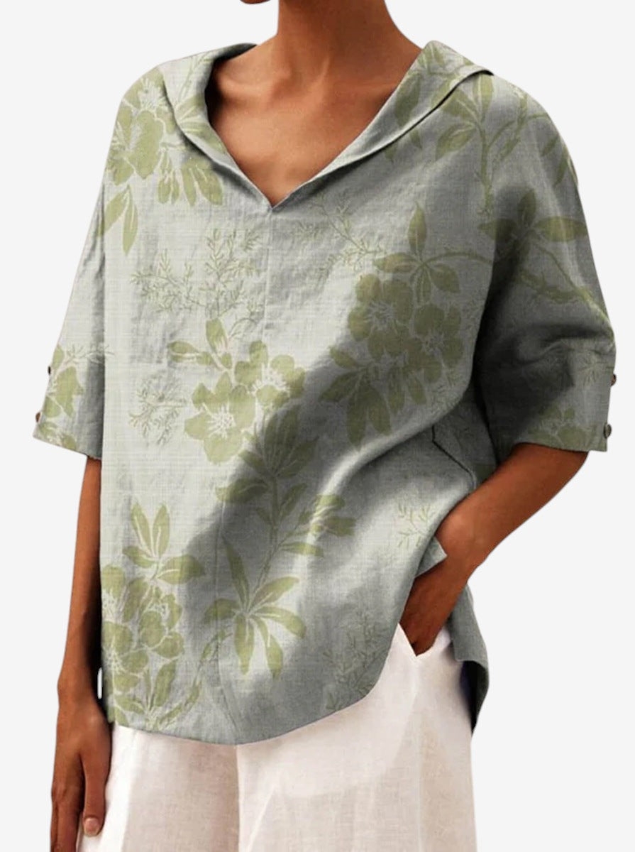 Bettina |  Elegant linen Blouse