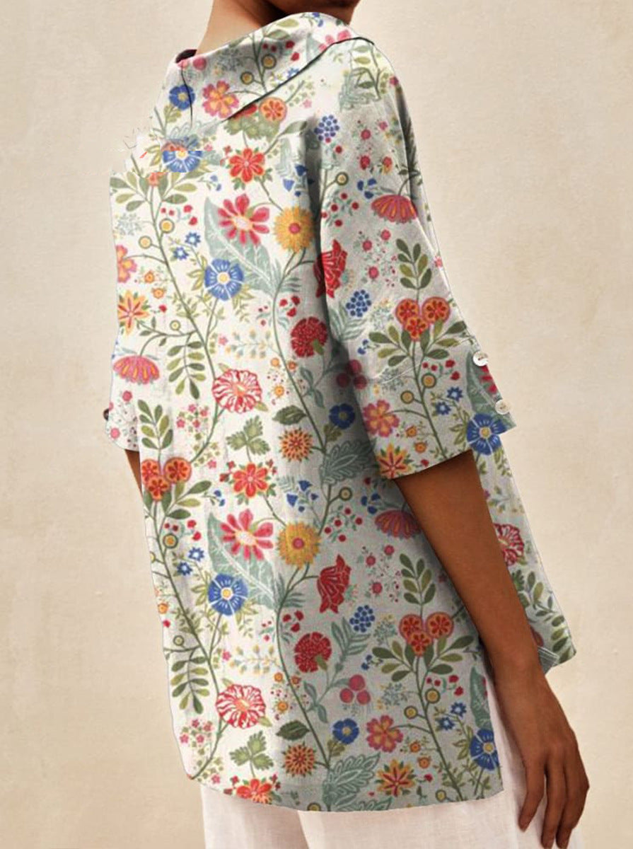 Bettina |  Elegant linen Blouse