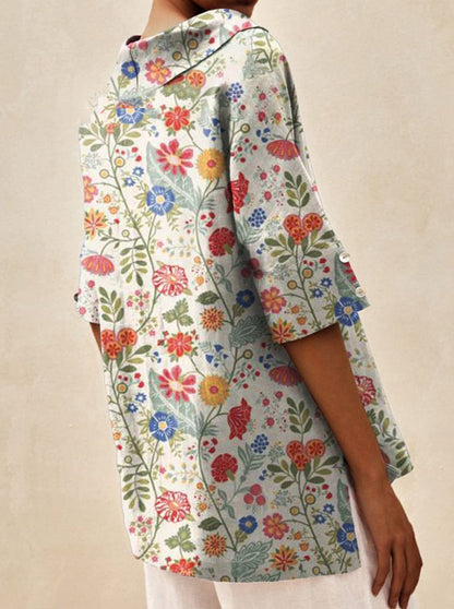 Bettina |  Elegant linen Blouse