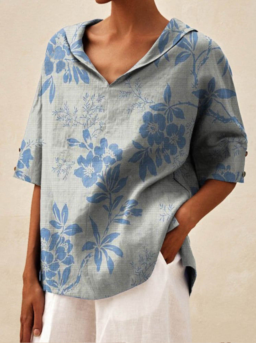 Bettina |  Elegant linen Blouse