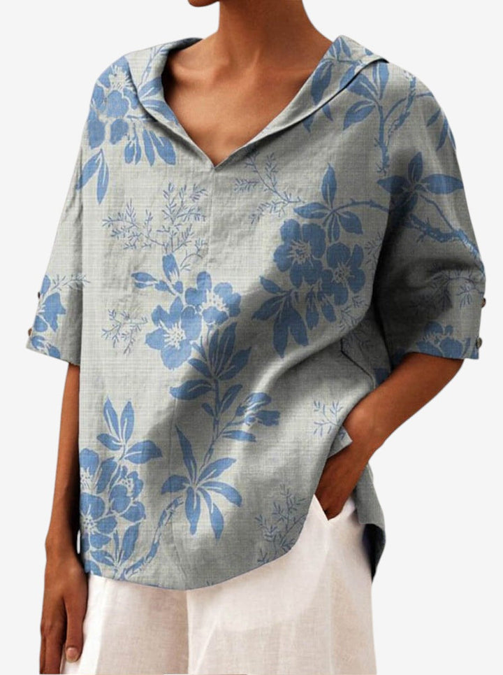 Bettina |  Elegant linen Blouse